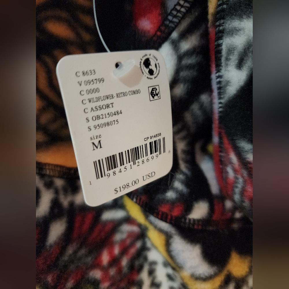 Free People Movement Wild and FreePrinted Fleece Pullover Wildflower NWT - Picture 11 of 13